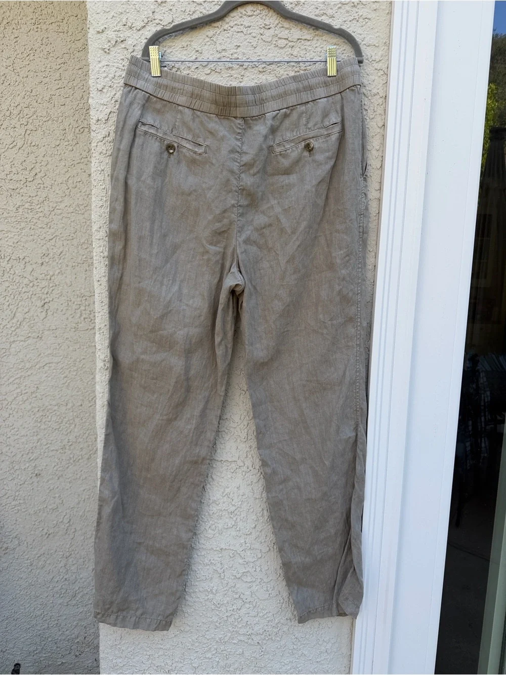 James Perse Men's Relaxed Fit Linen Slub Pants Size 3/L
